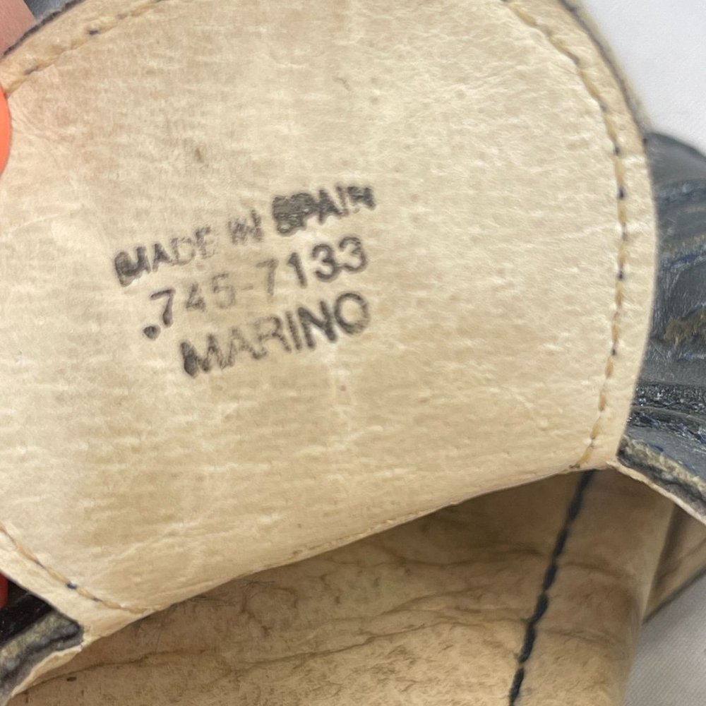 PIKOLINOS Womens 39 (US 8.5-9) Marino Gray Leather Sandals Made in Spain - Picture 9 of 12